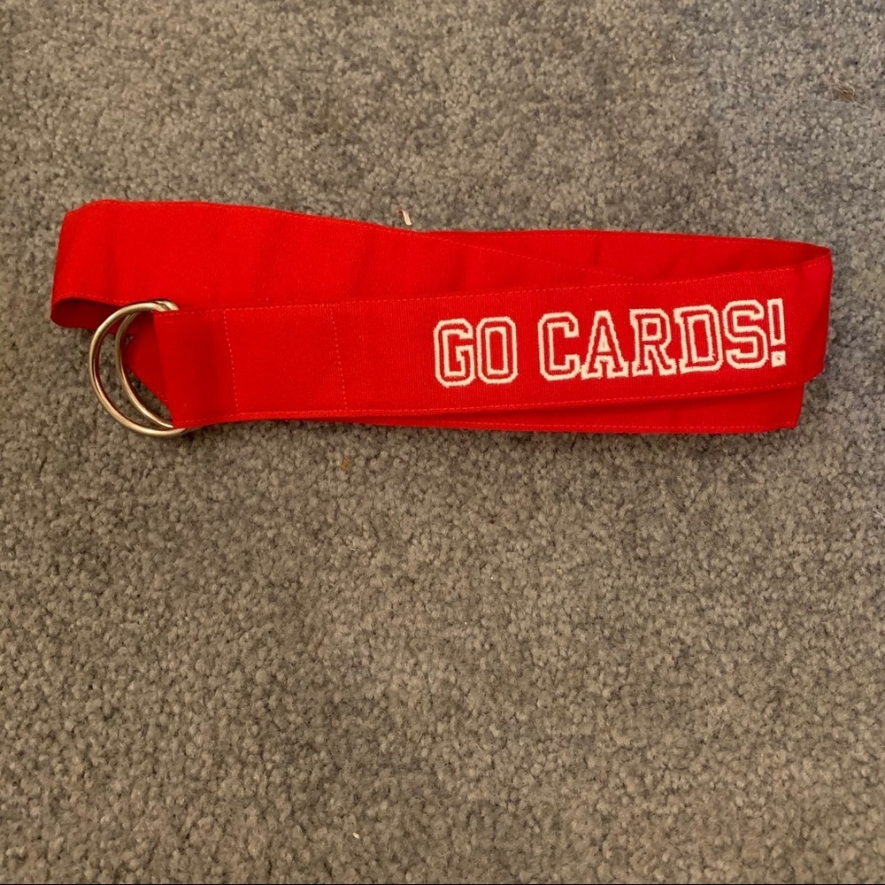 Go Cards! Embroidered Belt. Size M